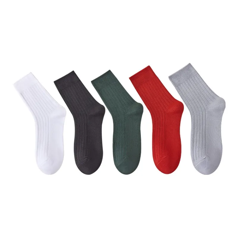 MIIOW Knee High Socks Men's 5 Pack-2