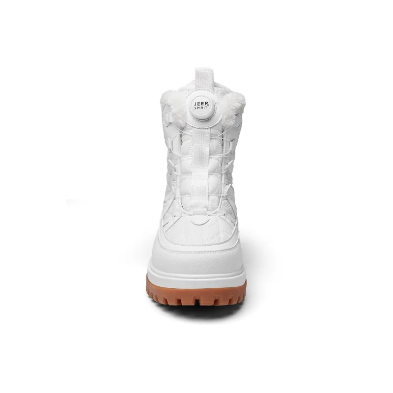 JEEP SPIRIT Snow Boots Men Swan White-2