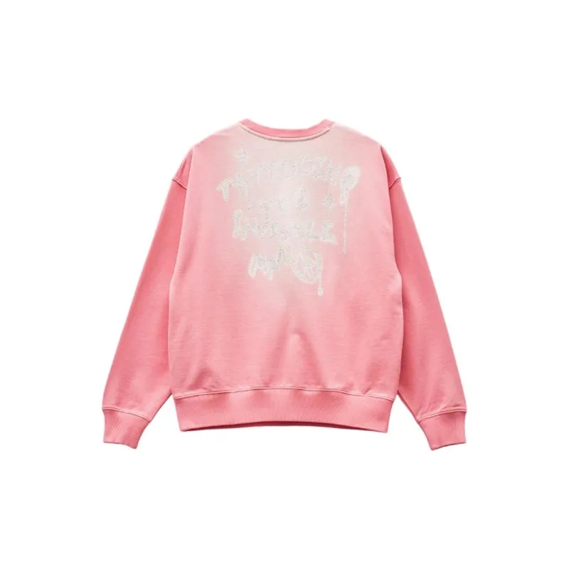 Ed Hardy Sweatshirt Women's Cherry Blossom Pink-1