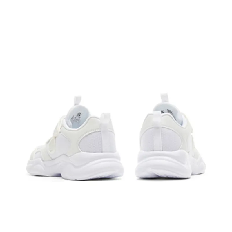 PEAK Anti Slip Wear Resistant Low Top Kids Lifestyle Shoes White Teenagers-3