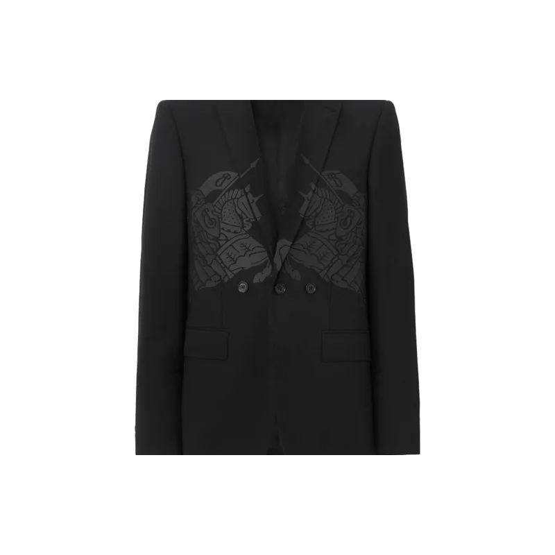 Burberry Graphic Printed Tailored Jacket-5