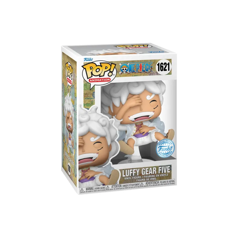 Funko One Piece Character POP! GEAR5 Luffy Doll Desktop Ornament Bonus Gift Chibi Figures 10.5cm-3