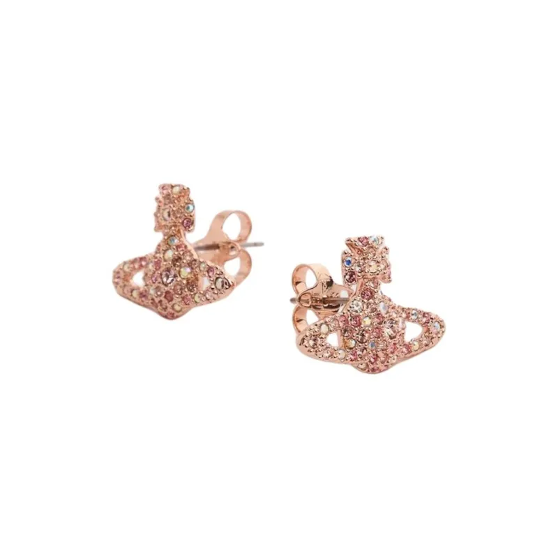 Vivienne Westwood Orb Crystal-embellished Stud Earrings-1