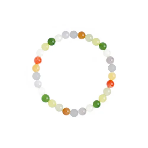 Clear Snow Hetian Jade Bracelets White Jade/Pale Greenish-White Jade Unisex