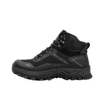 MINEPAIR Warm Wear Resistant Water Resistant Slip Resistant High Top Outdoor Shoes Unisex Black