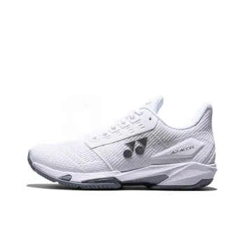 YONEX AD ACCEL Anti Slip Wear Resistant Low Top Tennis Shoes Unisex White Black