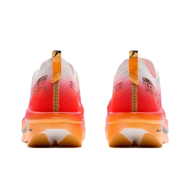 XTEP 160X 6.0 Pro Anti-Slip And Wear-Resistant Rebound Low-Top Carbon Plate Marathon Running Shoes Men's Red White-5