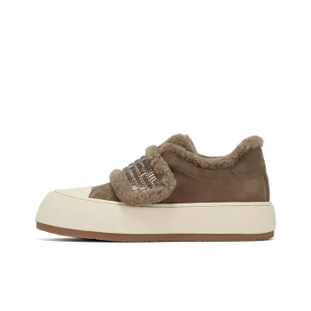 GG CC Coverage Warm Anti Slip And Wear Resistant Low Top Skateboard Shoes Women's