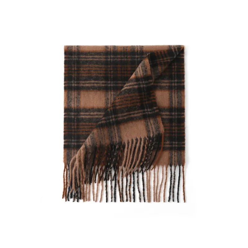 FREE RABBITⅡ Fall And Winter Mohair Windproof Warm Thickened Shawl Scarf Unisex-3