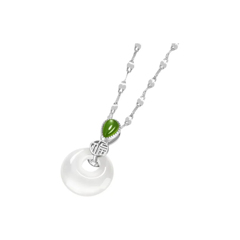 MAMADESHOUHU Chalcedony Necklaces Women's-1