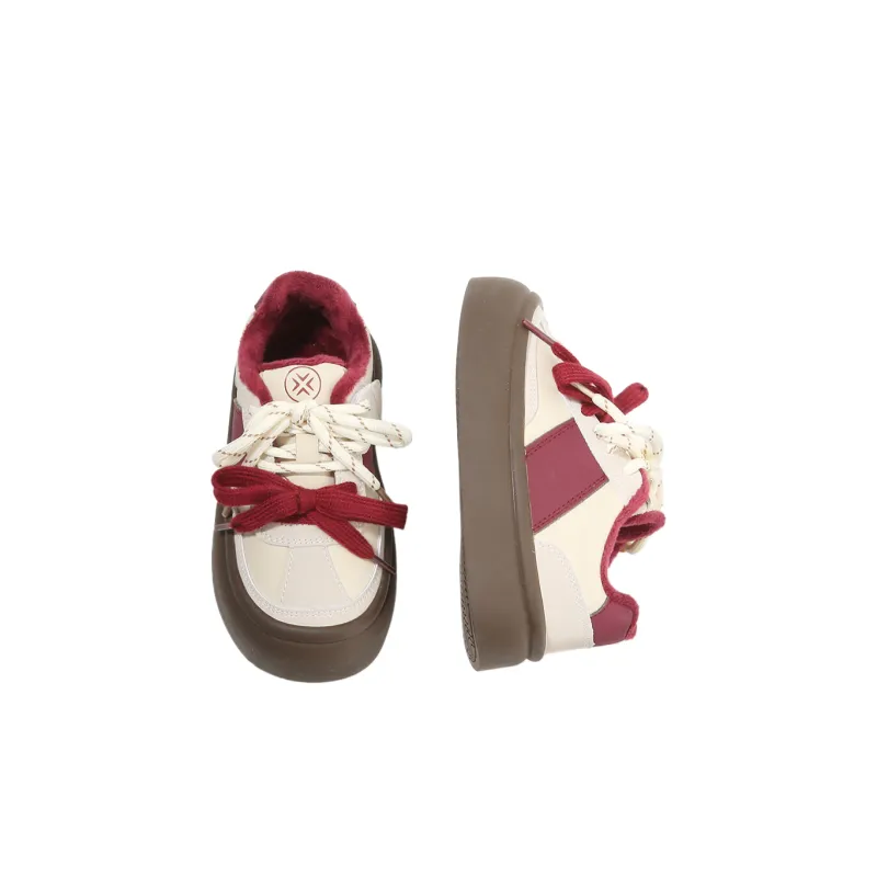 MAIBUXIONG Warm Low Top Kids Lifestyle Shoes Kids'-5