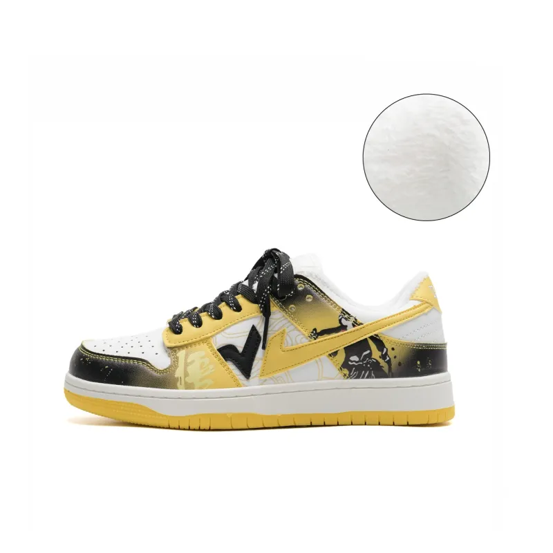 XPQ Anti-Slip And Wear-Resistant Breathable Low-Top Skateboard Shoes Unisex-32