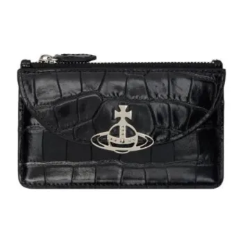 Vivienne Westwood Embossed Half Moon Cardholder