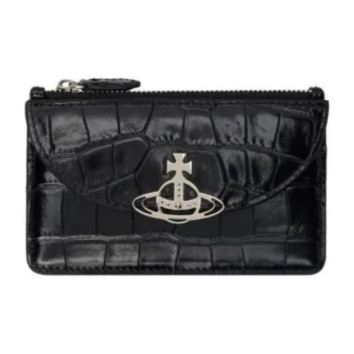 Vivienne Westwood Embossed Half Moon Cardholder