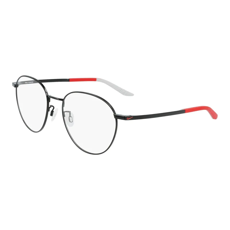 Nike Titanium Alloy Round Eyeglass Frames Unisex-0