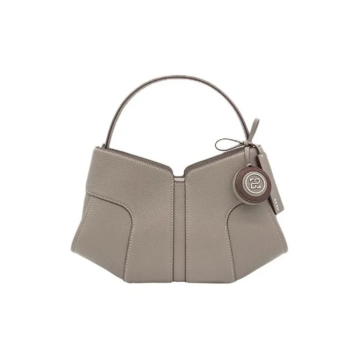 ZESH Cow Leather Hobo Bag, Handbag, Crossbody Bag, Shoulder Bag Medium Size Women's Multicolor-6