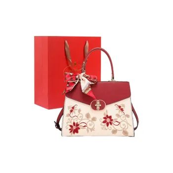 PAYOT Synthetic Leather Wedding Set Shoulder Bag Crossbody Bag Handbag Regular Women's Burgundy