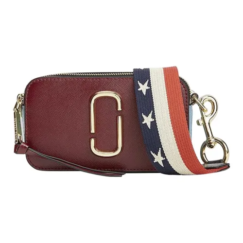 MARC JACOBS Snapshot Cow Leather Camera Bag, Shoulder Bag, Crossbody bag Botkier Women's Dark Red