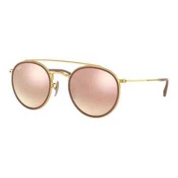 RayBan Round Double Bridge Sunglasses
