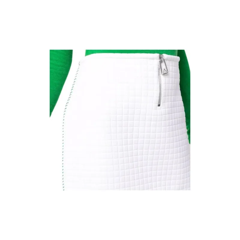 Bottega Veneta Contrast Stitching Mini Skirt-8