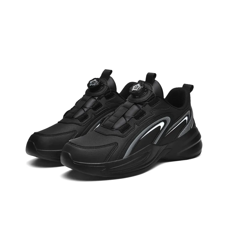 Black tailed Deer Cushioning Slip Resistant Coverage Mid Top Casual Running Shoes Unisex-8