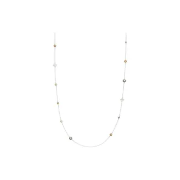 TORY BURCH Kira Pearl Delicate Long Necklace