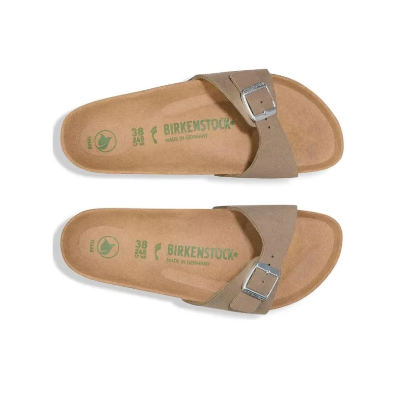 Birkenstock Madrid Vegan EVA Slip Resistant Slide Slippers Women's Brown Regular Edition-3