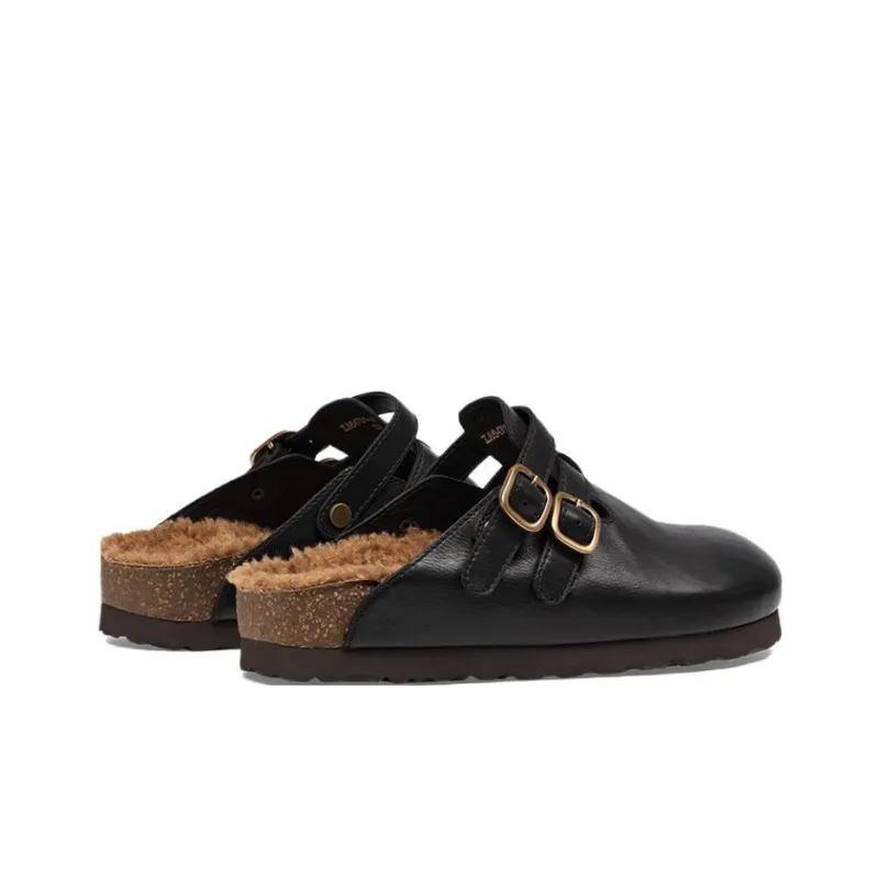 ZSAZSAZSU Slip-Resistant Wrap-toe Slippers Women's-8