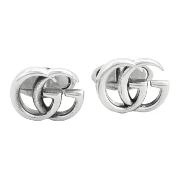 GUCCI Metal Cufflinks Men's Silver