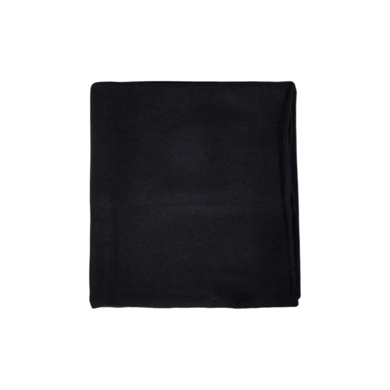 Drumohr Cashmere Wool Knit Scarves Men's Black-0