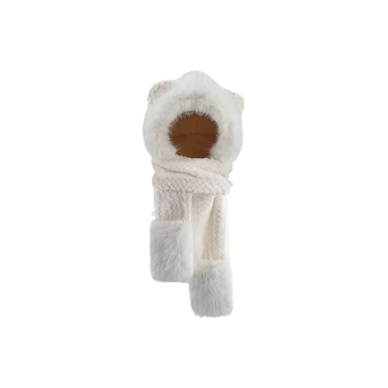 CARTELO Polyester Hoods & Plush Hats Unisex Gift Box Set-5