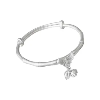 RURA S999 Fine Silver Bangles Women's Silver