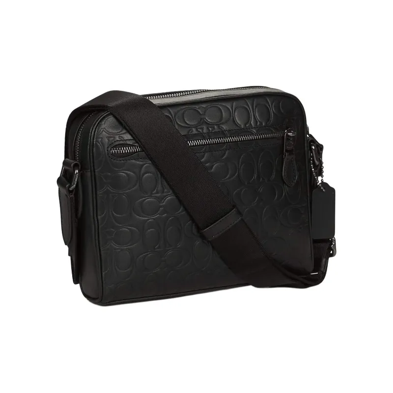 COACH Metropolitan Calfskin Camera Bag Shoulder Bag Crossbody Bag Men's Black-1