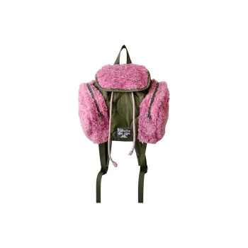 The HOUSE Yimazato Plush Backpack Regular Women's Pink Green