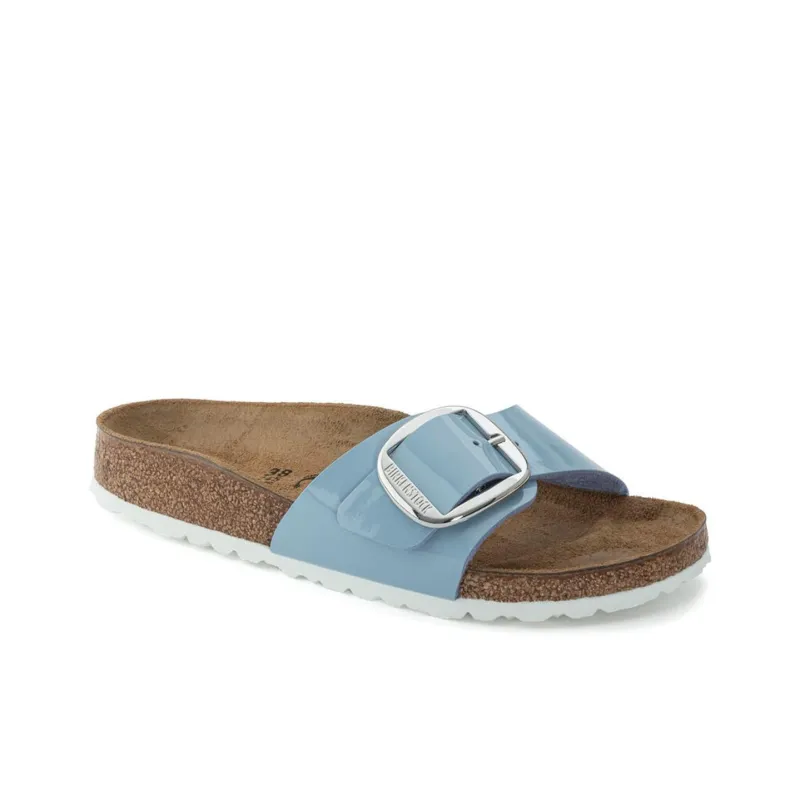 Birkenstock Madrid Big Buckle EVA Slip Resistant Slide Slippers Unisex Blue-2