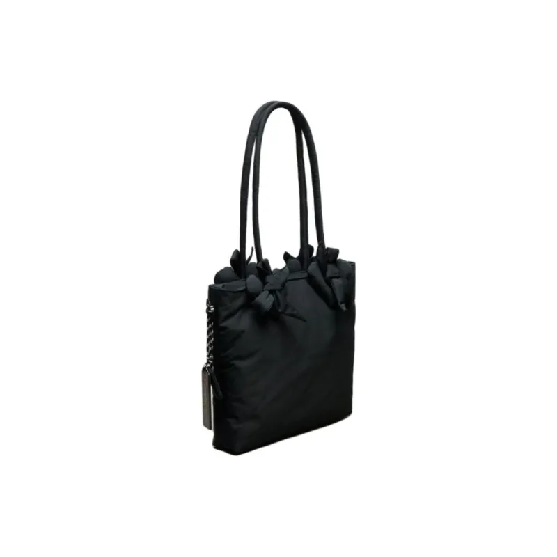 Coachtopia Fabric One Shoulder Handbag Medium Size Women's Black-2