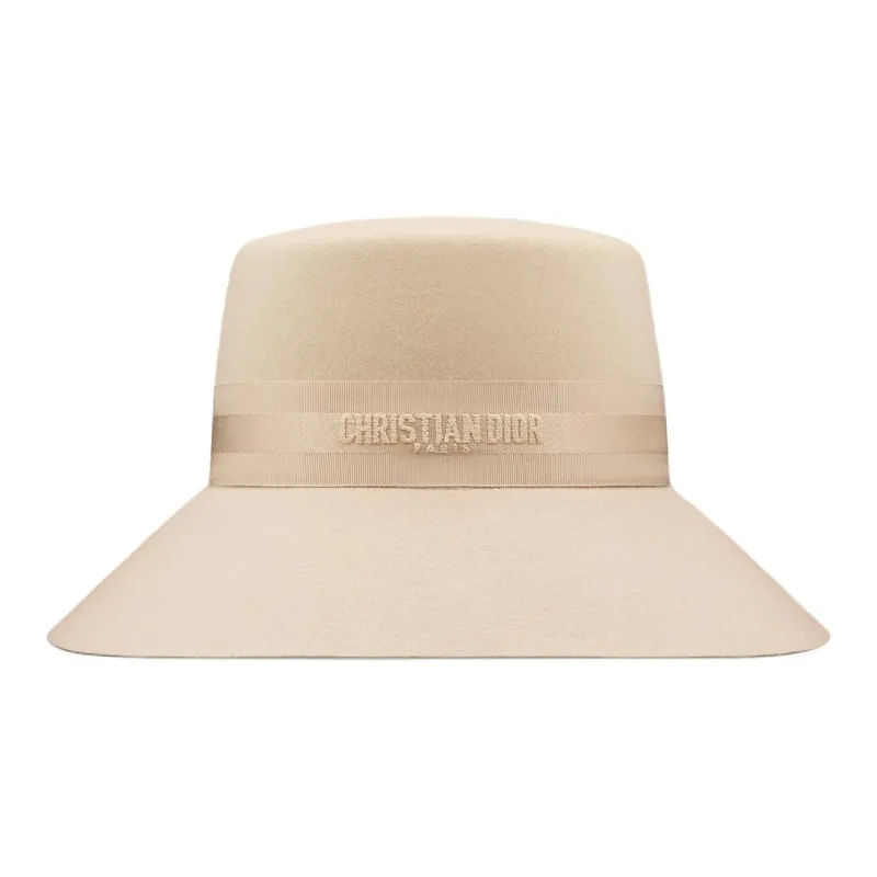 DIOR Polyester Bucket Hats Women's Beige-0