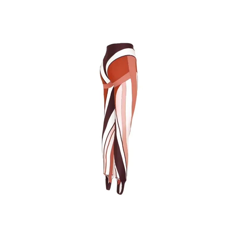 Mugler Spiral Tulle panelled Jersey Leggings-2