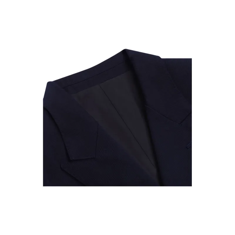 CELINE Classic Jacket In Diagonal Wool-5