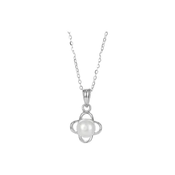 Yiru S925 Silver Freshwater Pearl Necklaces Women's