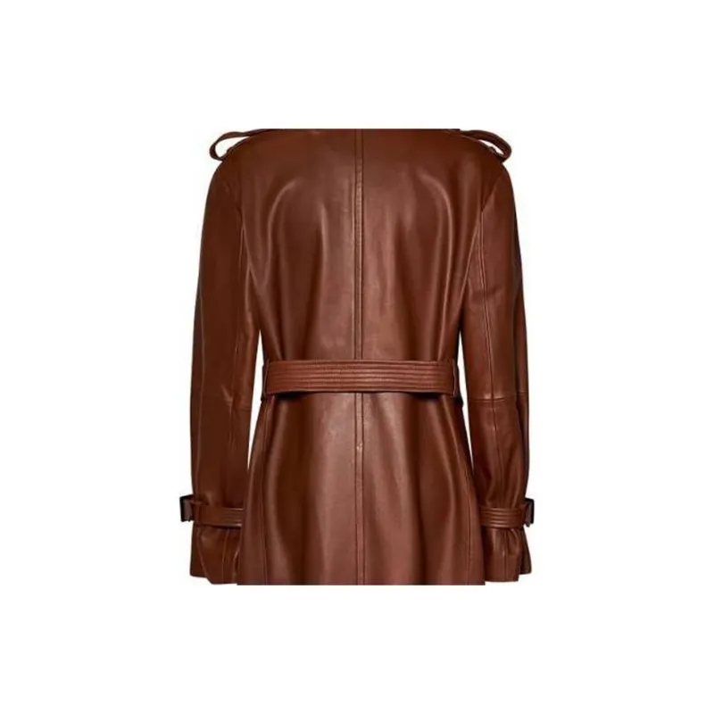 MaxMara Double Breasted Belted Coat-5