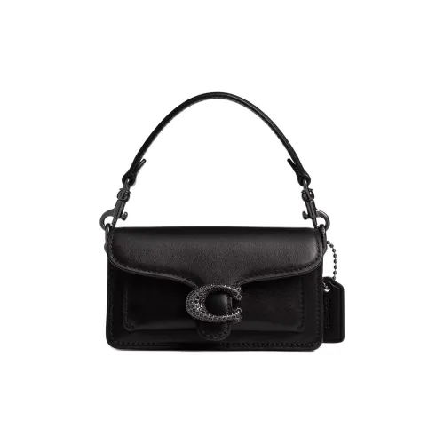 COACH Tabby Calfskin Shoulder Bag, Crossbody Bag, Handbag Mini Women's Black