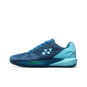 YONEX Anti Slip Wear Resistant Low Top Tennis Shoes Unisex Moon Cyan Blue