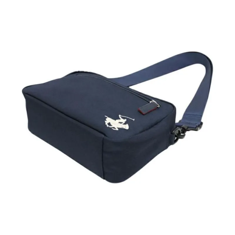 BEVERLY HILLS POLO CLUB Polyester Crossbody Bag Shoulder Bag Unisex Marine Blue-2