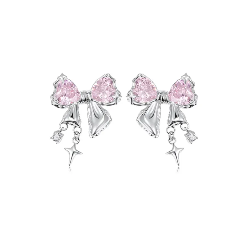 BTOE 925 Sterling Silver Stud Earrings Women's-6