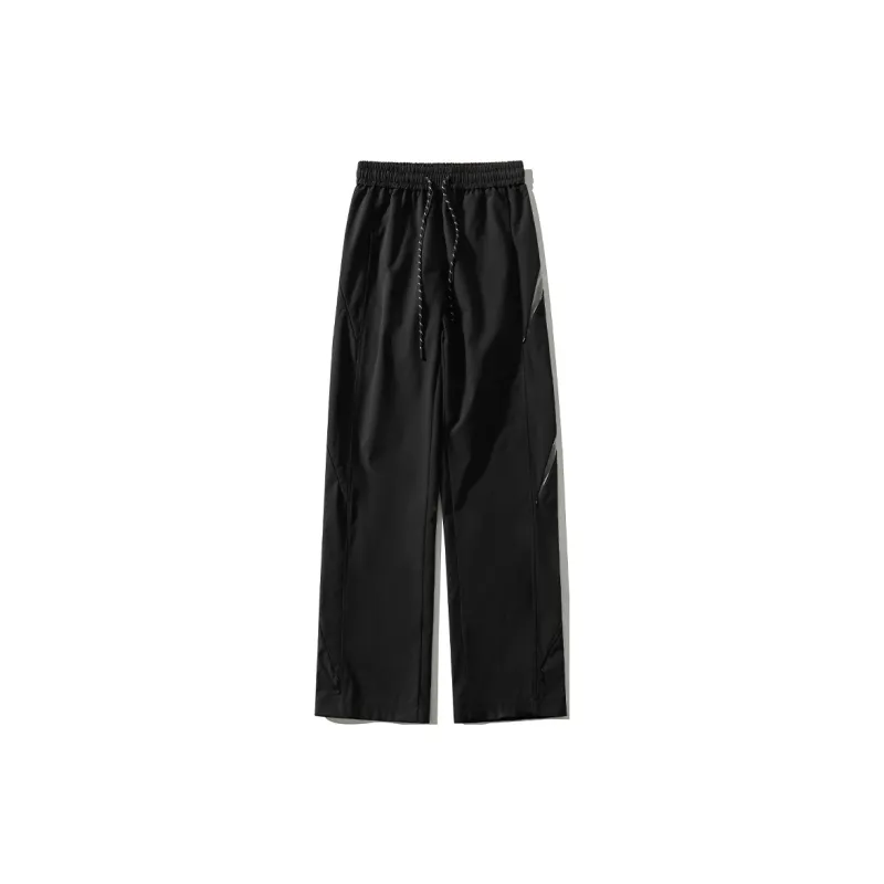 COMOWA Casual Pants Unisex Black-1