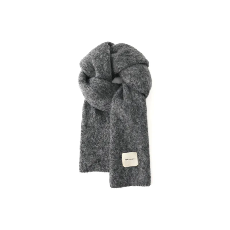 FREE RABBITⅡ Polyester Knit Scarves Unisex-8