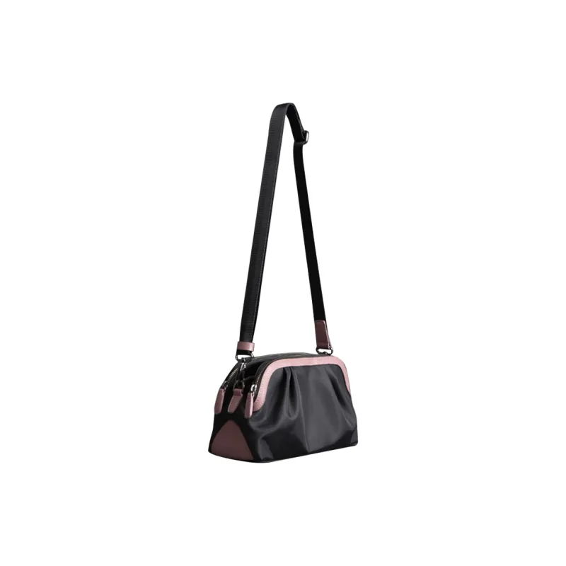 Old Man's Head Fabric Shoulder Bag Crossbody Bag Women's Blue/Black-7