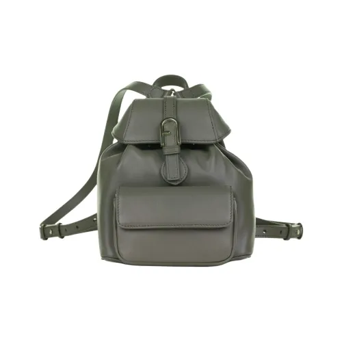 Furla Calfskin Backpack Mini Women's Green