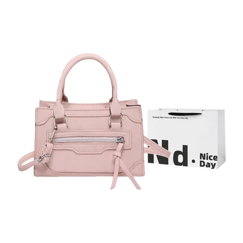 SWIMADE PU One Shoulder Handbag Women's Black/White/Pink/Blue/Green/Silver-5